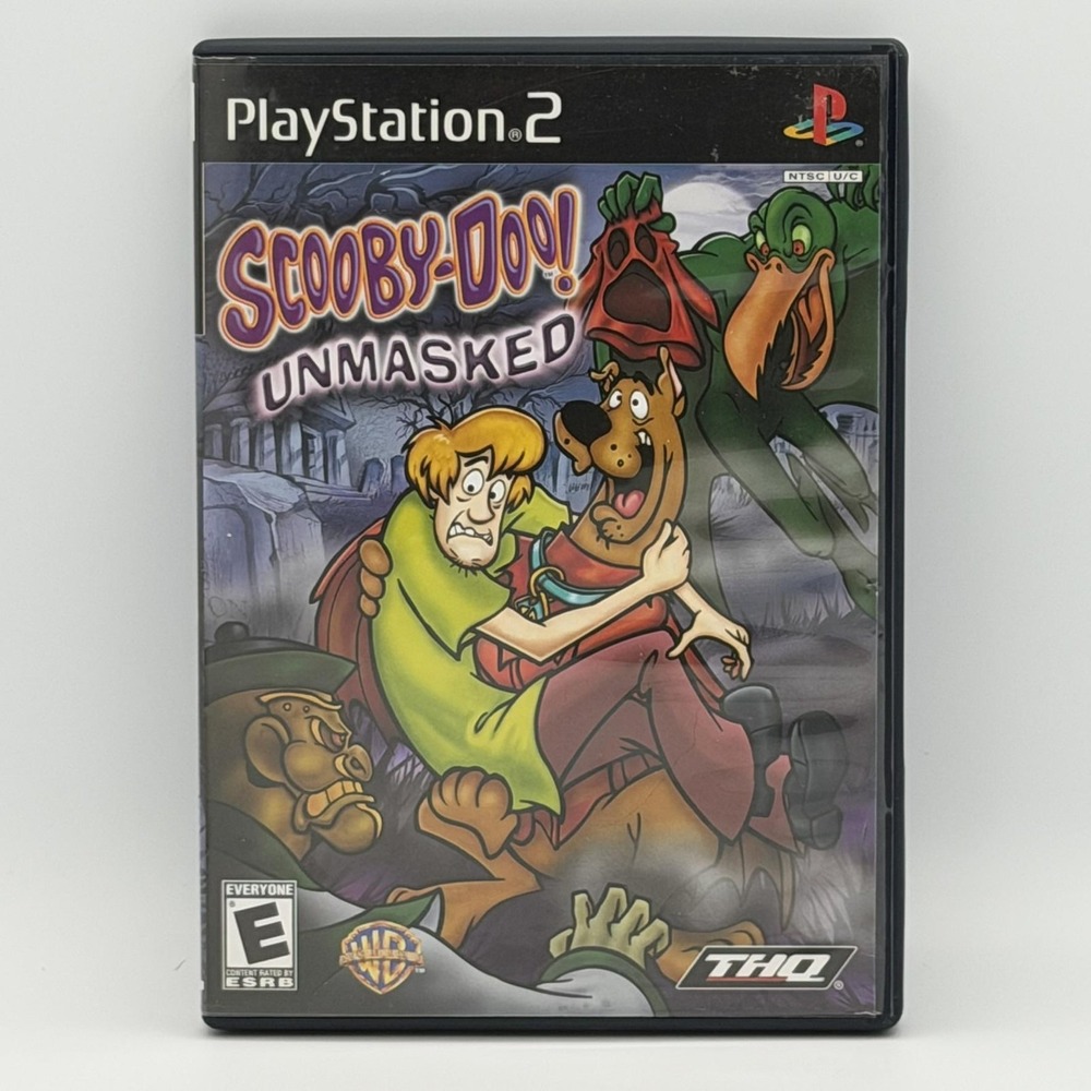 Scooby-Doo! Unmasked PlayStation 2 PS2 Game Complete CIB THQ NTSC-U/C ESRB E
